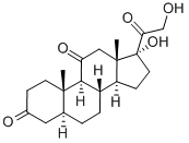 5-ALPHA-DIHYDROCORTISONE Structure