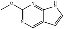 1H-Pyrrolo[2,3-d]pyrimidine, 2-methoxy- (9CI) Structure