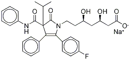 Atorvastatin Lactam Sodium Salt Impurity Structure