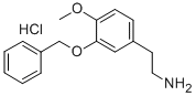 2-(3-BENZYLOXY-4-METHOXY-PHENYL)-ETHYLAMINE HCL Struktur