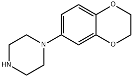 哌嗪, 1-(2,3-二氢-1,4-苯并二噁烯-6-基)-,148245-18-5,结构式