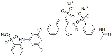 Reactive red 9 (C.I. 17910) Structure