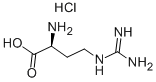 L-A-AMINO-G-GUANIDINOBUTYRIC ACID HYDROCHLORIDE Structure