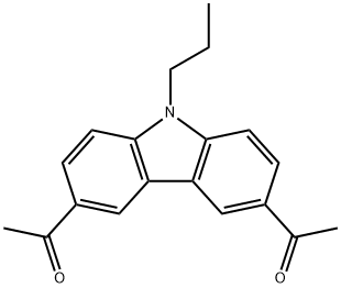 3,6-Diacetyl-9-propyl-9H-carbazole Structure