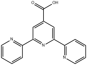 2,2':6',2''-テルピリジン-4'-カルボン酸 化学構造式