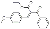 Α-对甲氧基苯甲叉基一Β一氧代苯丙酸乙酯,148345-21-5,结构式