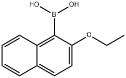 2-エトキシ-1-ナフタレンボロン酸 化学構造式