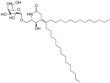 α-Galactosyl-C18-ceramide Structure
