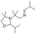 Α,Α,4,4-四甲基-2-(1-甲基乙基)-N-(2-甲基亚丙基)-3-噁唑烷乙胺 结构式