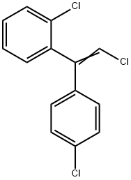 Benzene, 1-chloro-2-(2-chloro-1-(4-chlorophenyl)ethenyl)-, 14835-94-0, 结构式