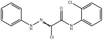 2-CHLORO-2-(2-PHENYLHYDRAZONO)-N-(2-CHLOROPHENYL)-ACETAMIDE Structure