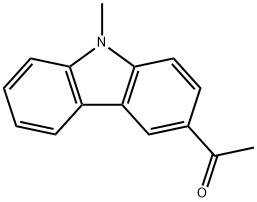 1-(9-Methyl-9H-carbazol-3-yl)-ethanone Struktur