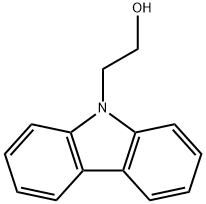 2-(9H-カルバゾール-9-イル)エタノール 化学構造式