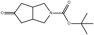 N-BOC-HEXAHYDRO-5-OXOCYCLOPENTA[C]PYRROLE Structure