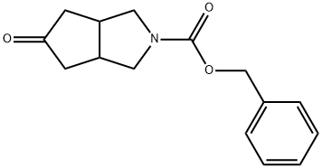 benzyl 5-oxohexahydrocyclopenta[c]pyrrole-2(1H)-carboxylate Structure