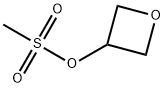 メタンスルホン酸オキセタン-3-イル 化学構造式