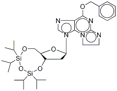 O6-Benzyl-N2,3-etheno-2'-deoxy-3',5'-O-[tetrakis(isopropyl)-1,3-disiloxanediyl] Guanosine 化学構造式