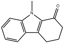9-メチル-2,3,4,9-テトラヒドロ-1H-カルバゾール-1-オン 化学構造式
