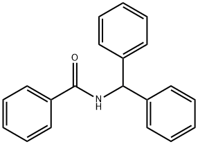 N-(ジフェニルメチル)ベンズアミド 化学構造式