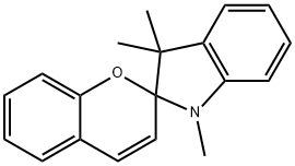 1,3,3-トリメチルインドリノベンゾピリロスピラン 化学構造式