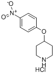 4-(4'-NITROPHENOXY)PIPERIDINE HYDROCHLORIDE Structure