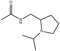 Acetamide,  N-[[1-(1-methylethyl)-2-pyrrolidinyl]methyl]- Struktur
