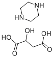 DL-リンゴ酸ピペラジン 化学構造式