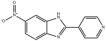 5-硝基-2-(4-吡啶基)-1H-苯并咪唑,148533-73-7,结构式