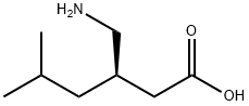 Hexanoic acid,3-(aminomethyl)-5-methyl-, (3R)- Struktur