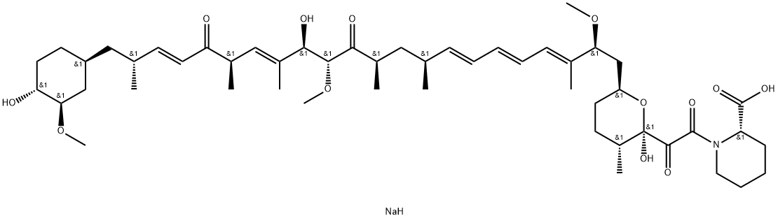 利拉利汀钠盐, 148554-65-8, 结构式