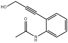 Acetamide,  N-[2-(3-hydroxy-1-propynyl)phenyl]-  (9CI) Structure