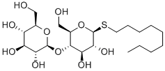 NONYL-BETA-D-1-THIOMALTOSIDE Structure