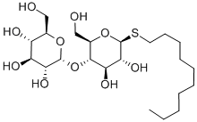 DECYL-BETA-D-1-THIOMALTOPYRANOSIDE Struktur
