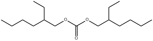 炭酸ビス(2-エチルヘキシル) 化学構造式