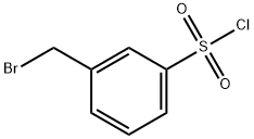 3-Bromomethylbenzenesulfonyl chloride Structure