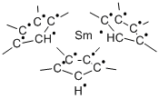 TRIS(TETRAMETHYLCYCLOPENTADIENYL)SAMARI& Structure