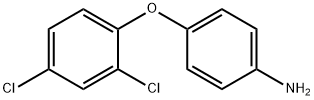 p-(2,4-ジクロロフェノキシ)アニリン 化学構造式