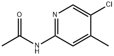 2-Acetamido-5-Chloro-4-Picoline Struktur