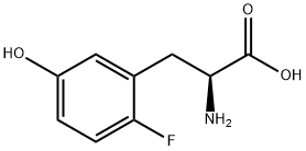 2-AMINO-3-(2-FLUORO-5-HYDROXY-PHENYL)-PROPIONIC ACID Struktur