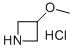 3-メトキシアゼチジン塩酸塩 化学構造式