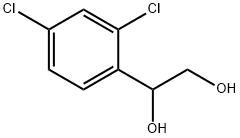 1-(2,4-ジクロロフェニル)-1,2-エタンジオール 化学構造式