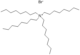 四正辛基溴化铵,14866-33-2,结构式