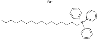 Hexadecyltriphenylphosphonium bromide Structure