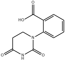 2-(2,4-ジオキソテトラヒドロピリミジン-1(2H)-イル)安息香酸 化学構造式