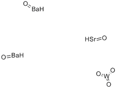 タングステン酸ストロンチウムバリウム 化学構造式