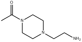 1-(4-(2-アミノエチル)ピペラジン-1-イル)エタノン 化学構造式