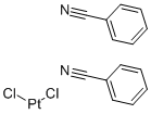 Bis(benzonitrile)dichloroplatinum(II) Struktur