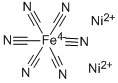 亚铁氰化镍, 14874-78-3, 结构式