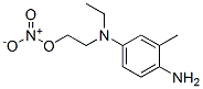 2-(4-amino-N-ethyl-m-toluidino)ethanol nitrate  Structure
