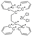 乙烯双(9-芴基)二氯化锆, 148799-37-5, 结构式